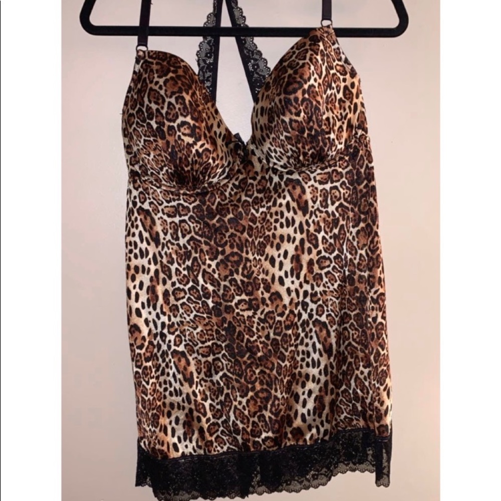 Adam & Eve Cheetah Lingerie 40D
